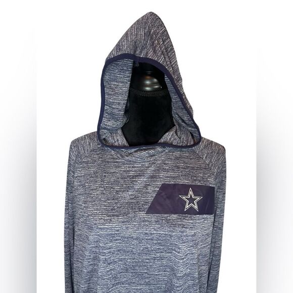 DALLAS COWBOYS AUTHENTIC NFL FOOTBALL LOGO HOODIE MENS SIZE XL - Picture 3 of 11